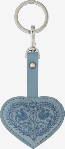 Porte-clés 'HERZBLATTL' Roeckl en bleu : devant