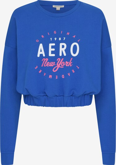 AÈROPOSTALE Sweater majica u kraljevsko plava / roza / bijela, Pregled proizvoda