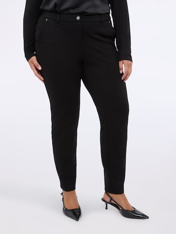 Regular Pantalon Fiorella Rubino en noir