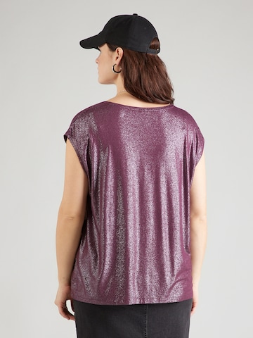 Maglietta 'PCALICE' di PIECES Curve in rosso