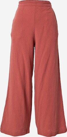 Brava Fabrics Loosefit Broek in Rood: voorkant