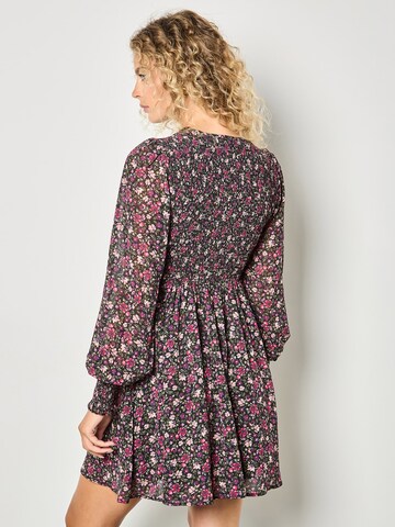 Apricot Ditsy Floral Smocked Mini Dress ' ' in Pink