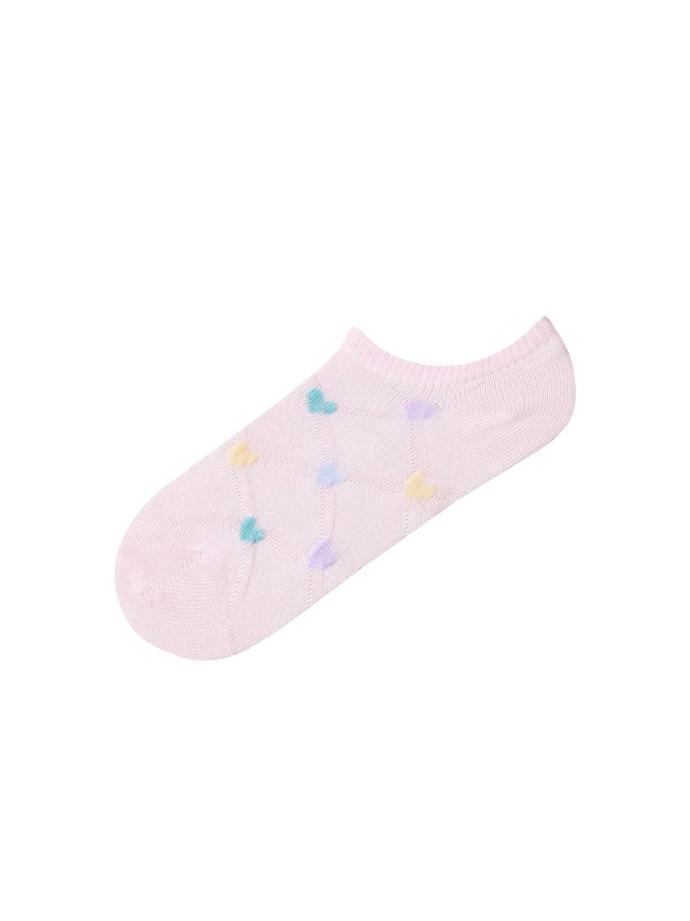 Penti Sokken 'PENTI Vibrant Heart 3 Paar No-Show-Socken' in Gemengde kleuren
