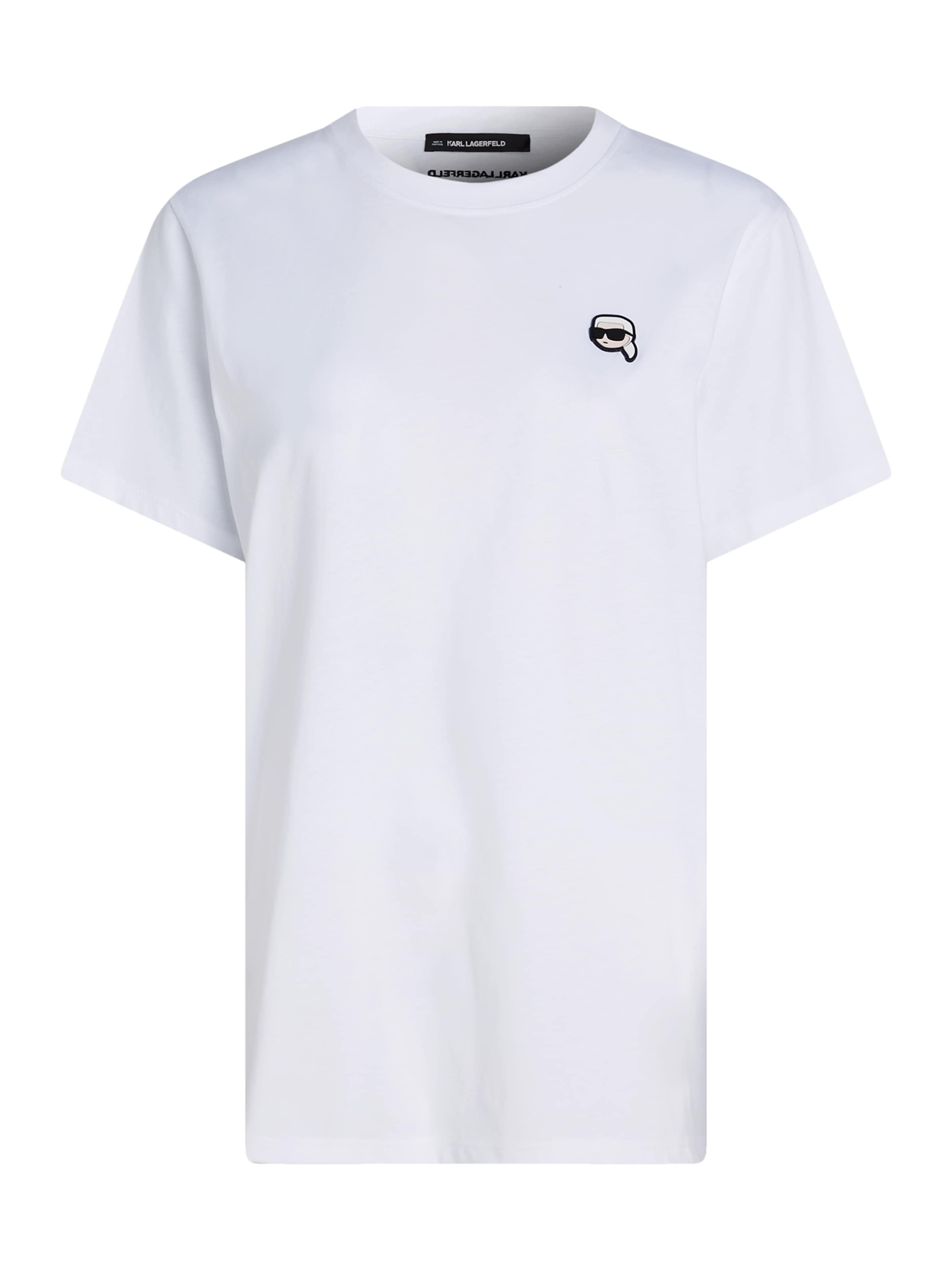 Karl Lagerfeld Tričko ' Ikonik 2.0' - Biela: predná strana