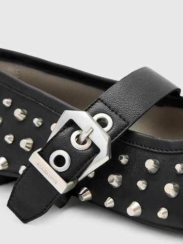 AllSaints Ballerina met riempjes 'HOLLY' in Zwart