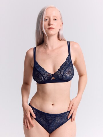 Erlich Textil Bustier BH in Blauw