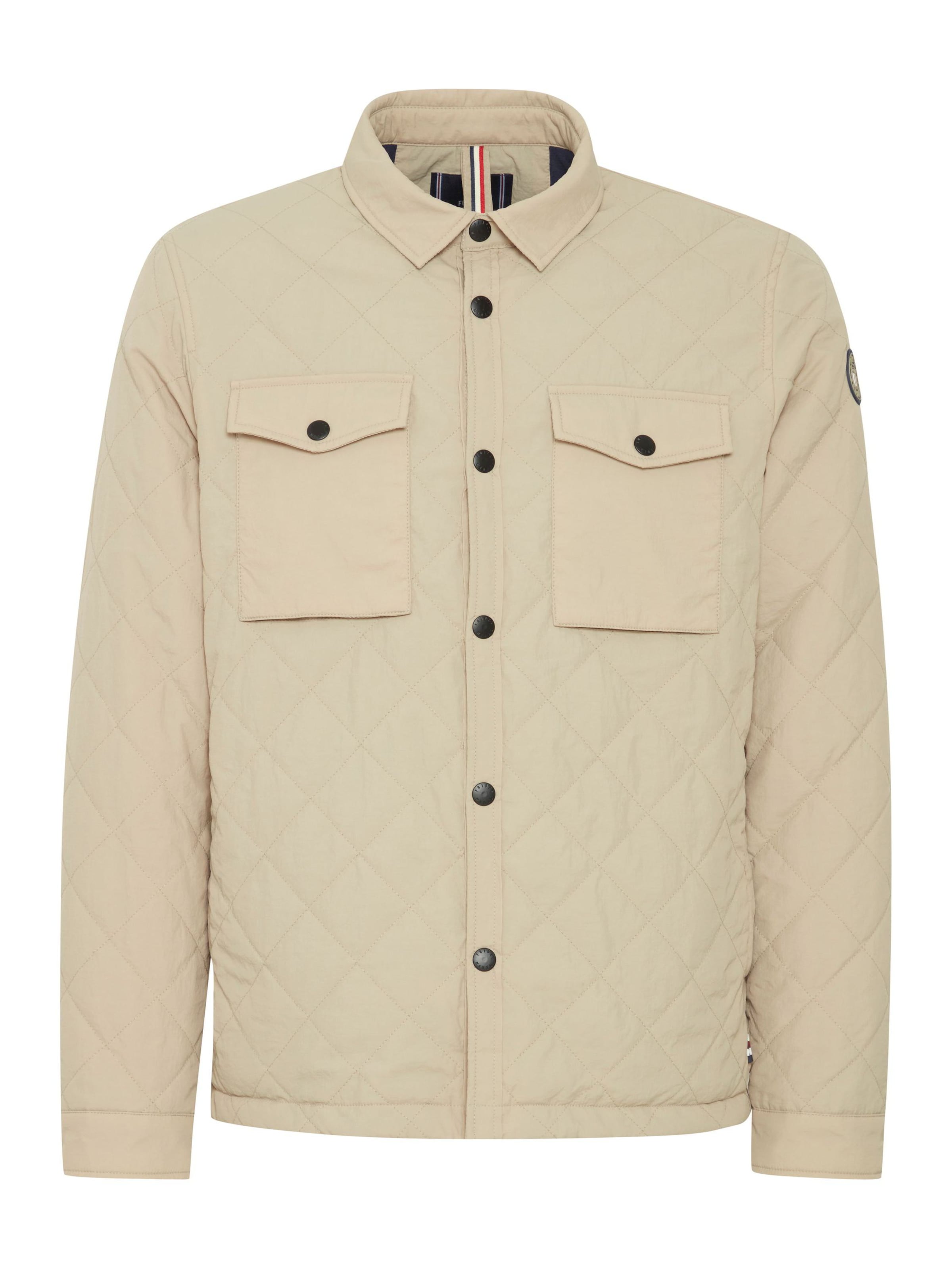 FQ1924 Übergangsjacke 'Jacob ' in Beige: Vorderseite