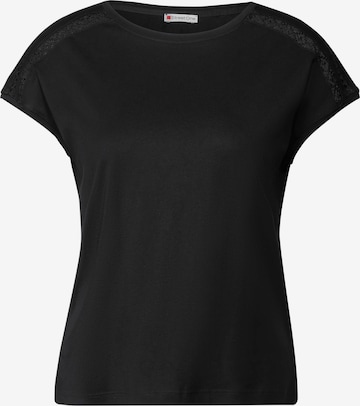 STREET ONE - Camiseta en negro: frente
