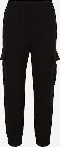 Effilé Pantalon cargo 'OLA' Only Petite en noir : devant