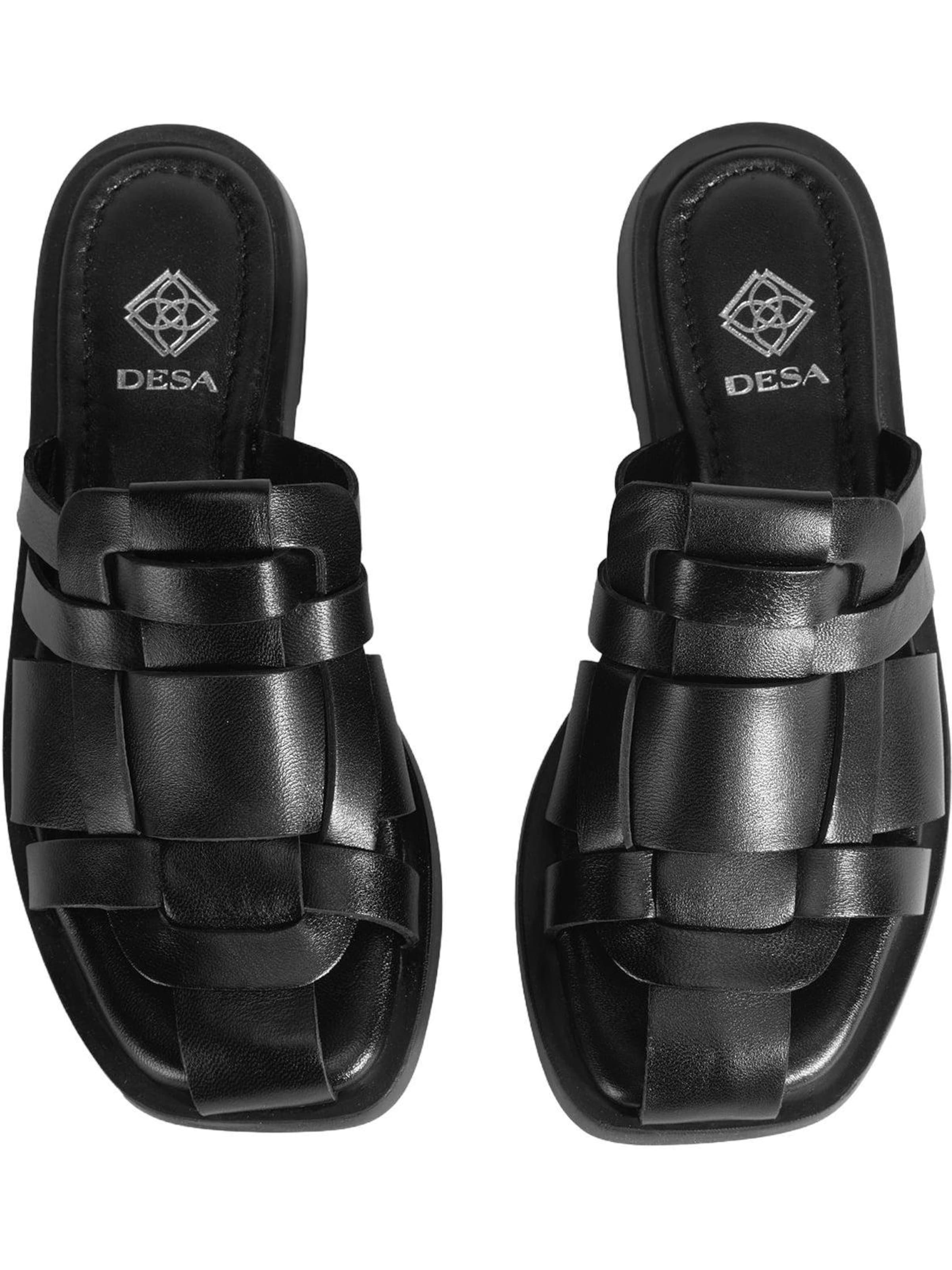 Desa - Zapatillas de casa 'Hausschuhe' en negro