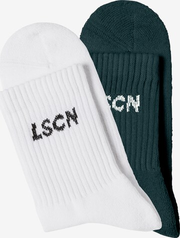 LSCN by LASCANA - Calcetines en verde: frente