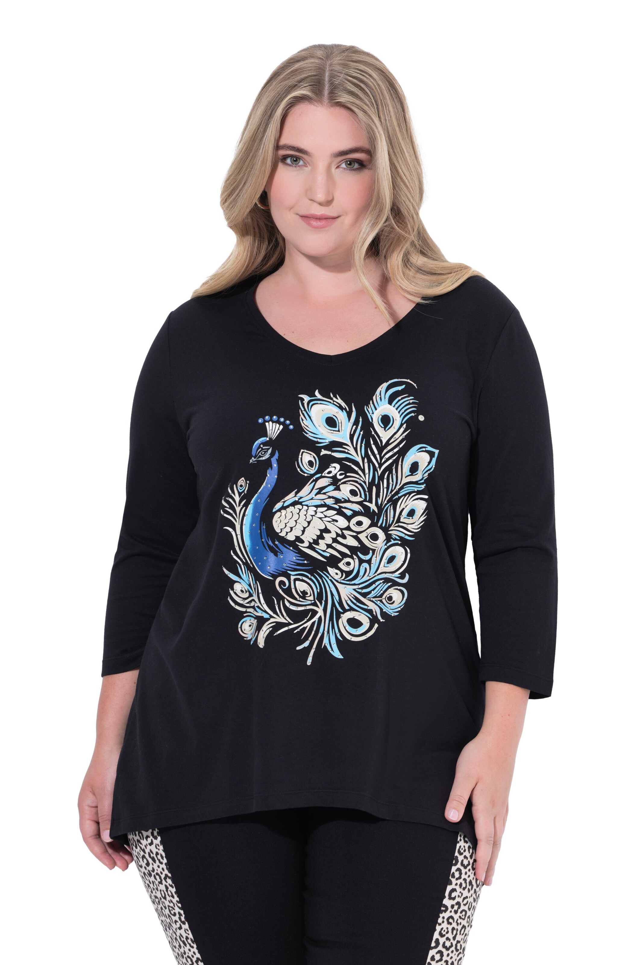 MIAMODA Shirt in Schwarz: Vorderseite