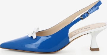 EVITA Pumps 'Perla' in Blau: Vorderseite