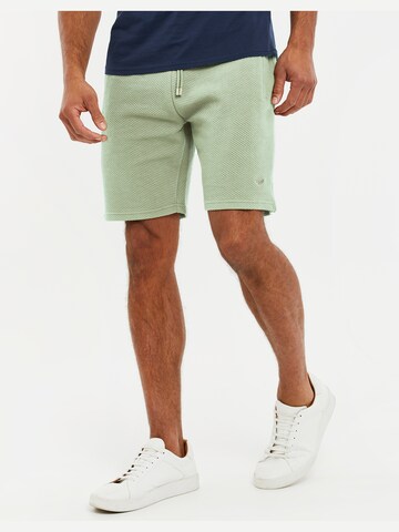 Threadbare Regular Pants 'Fergie' in Green: front