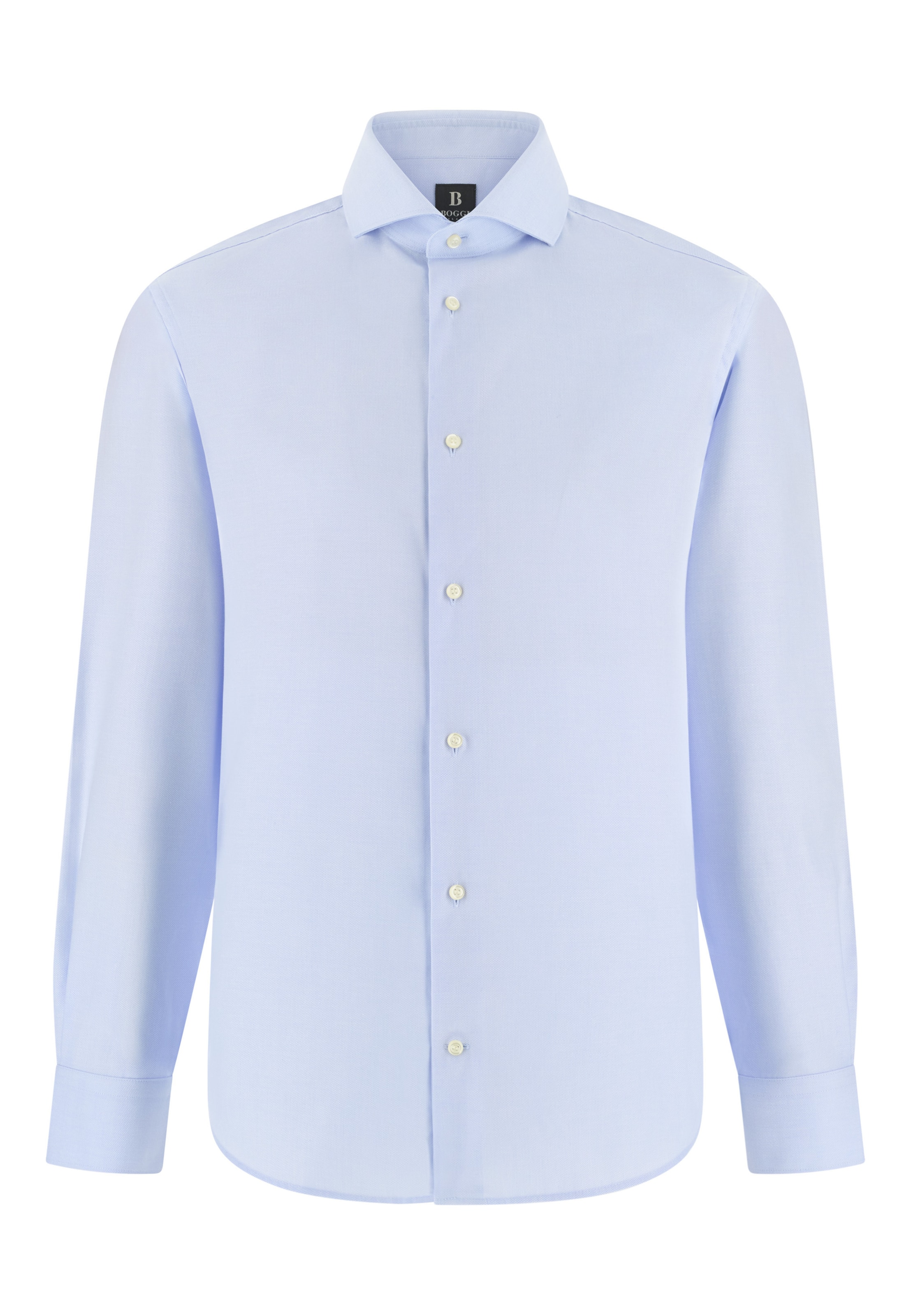 Coupe slim Chemise Boggi Milano en bleu : devant