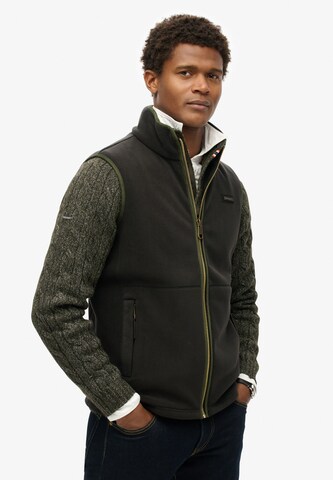 Superdry & Co Bodywarmer 'Estate' in Zwart: voorkant