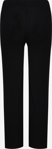 Pieces Petite Flared Hose 'MOLLY' in Schwarz