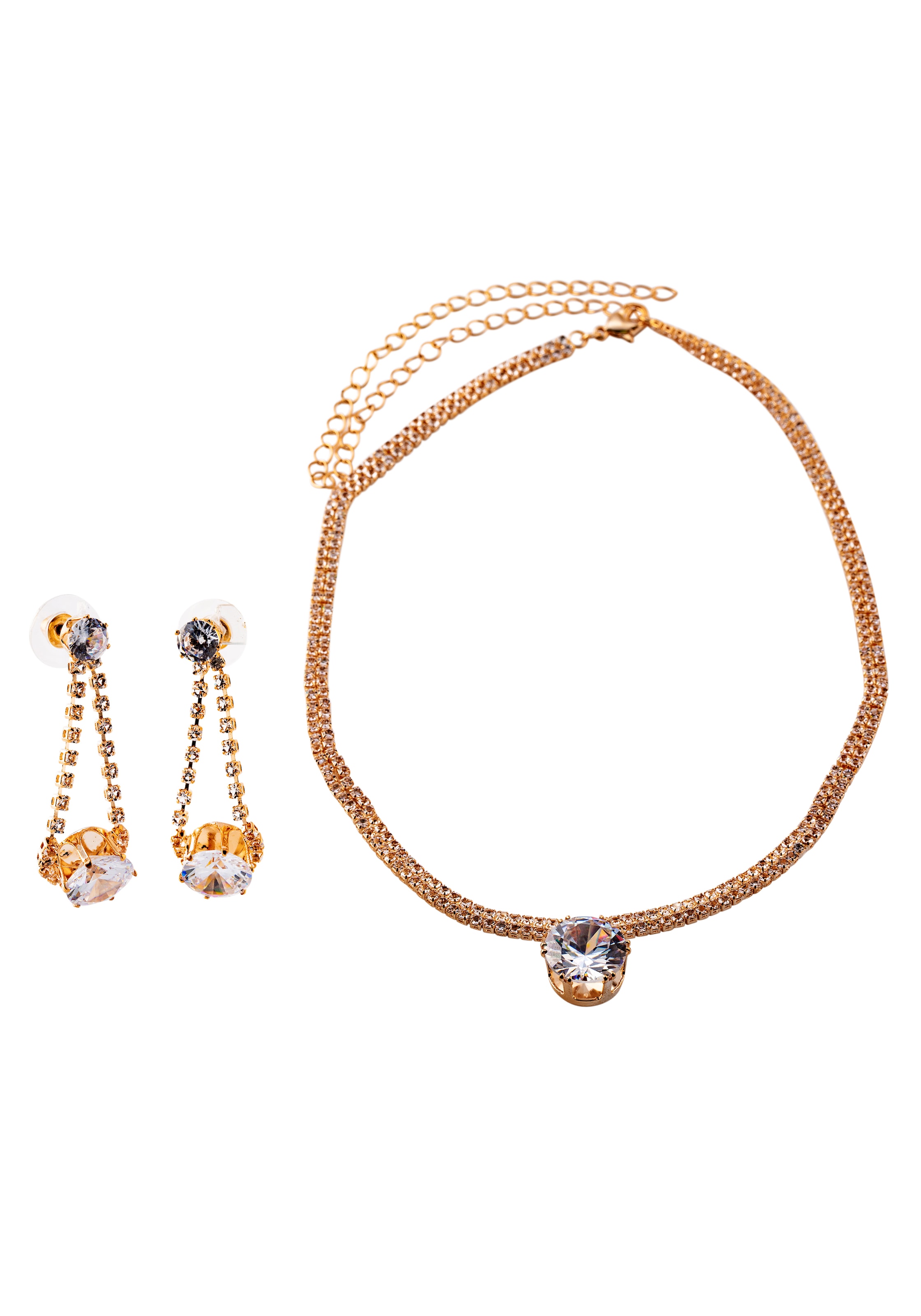 J. Jayz Schmuckset in Gold: Vorderseite