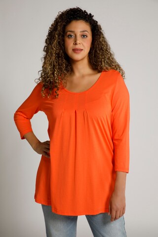 T-shirt Ulla Popken en orange : devant