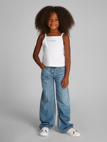 Calvin Klein Jeans Топ в Белый: спереди