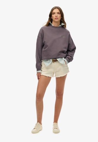 Superdry Sweatshirt 'Old School Tattoo' in Grey