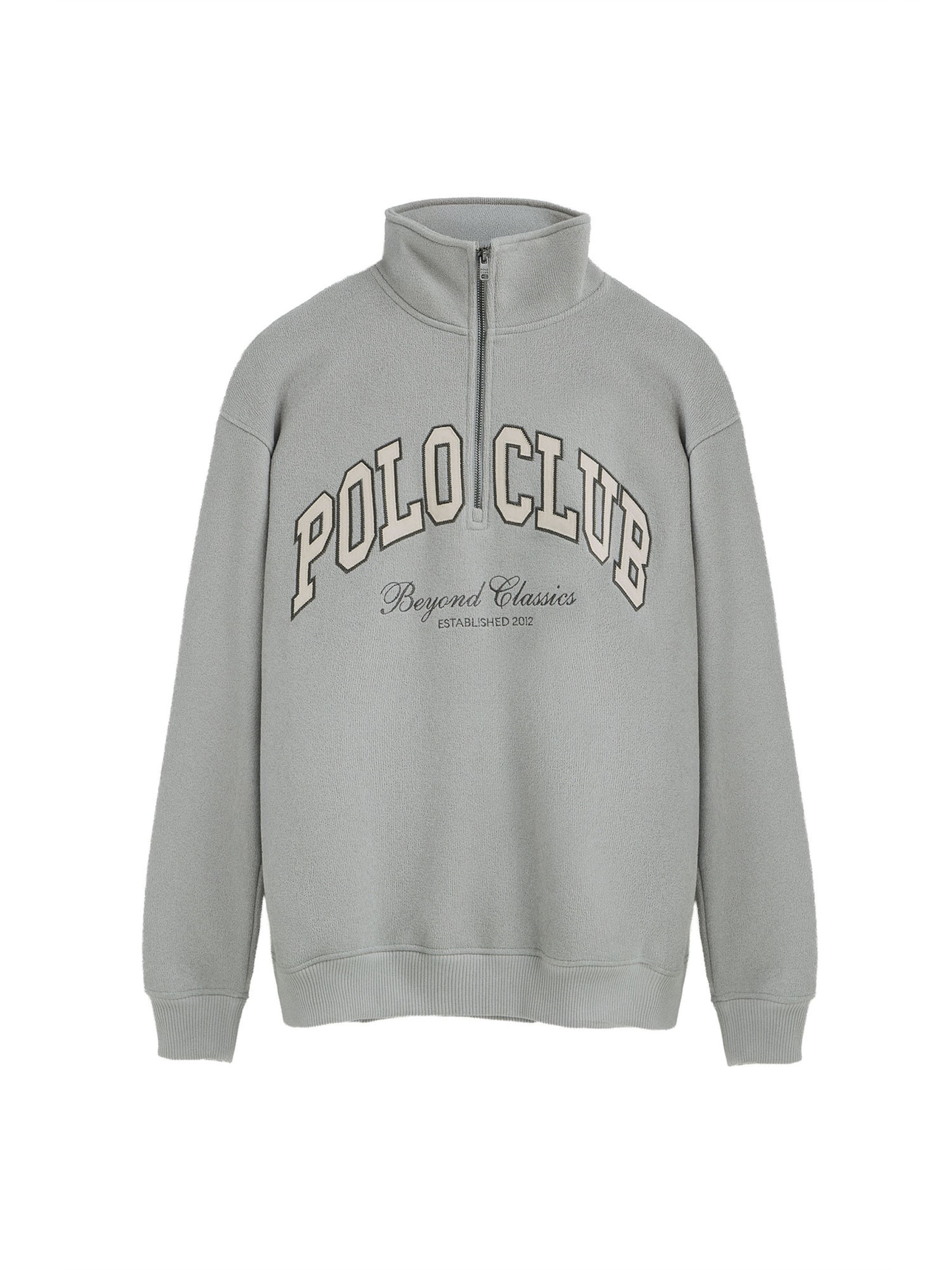 Polo Club Sweatshirt ' SELDON' in L in Ecru / Grey / Black, Item view