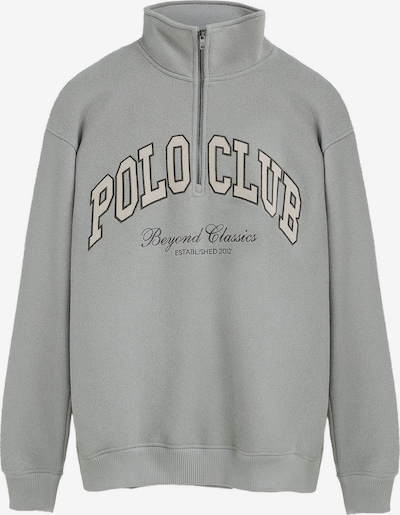 Polo Club Sweatshirt ' SELDON' in L in Ecru / Grey / Black, Item view