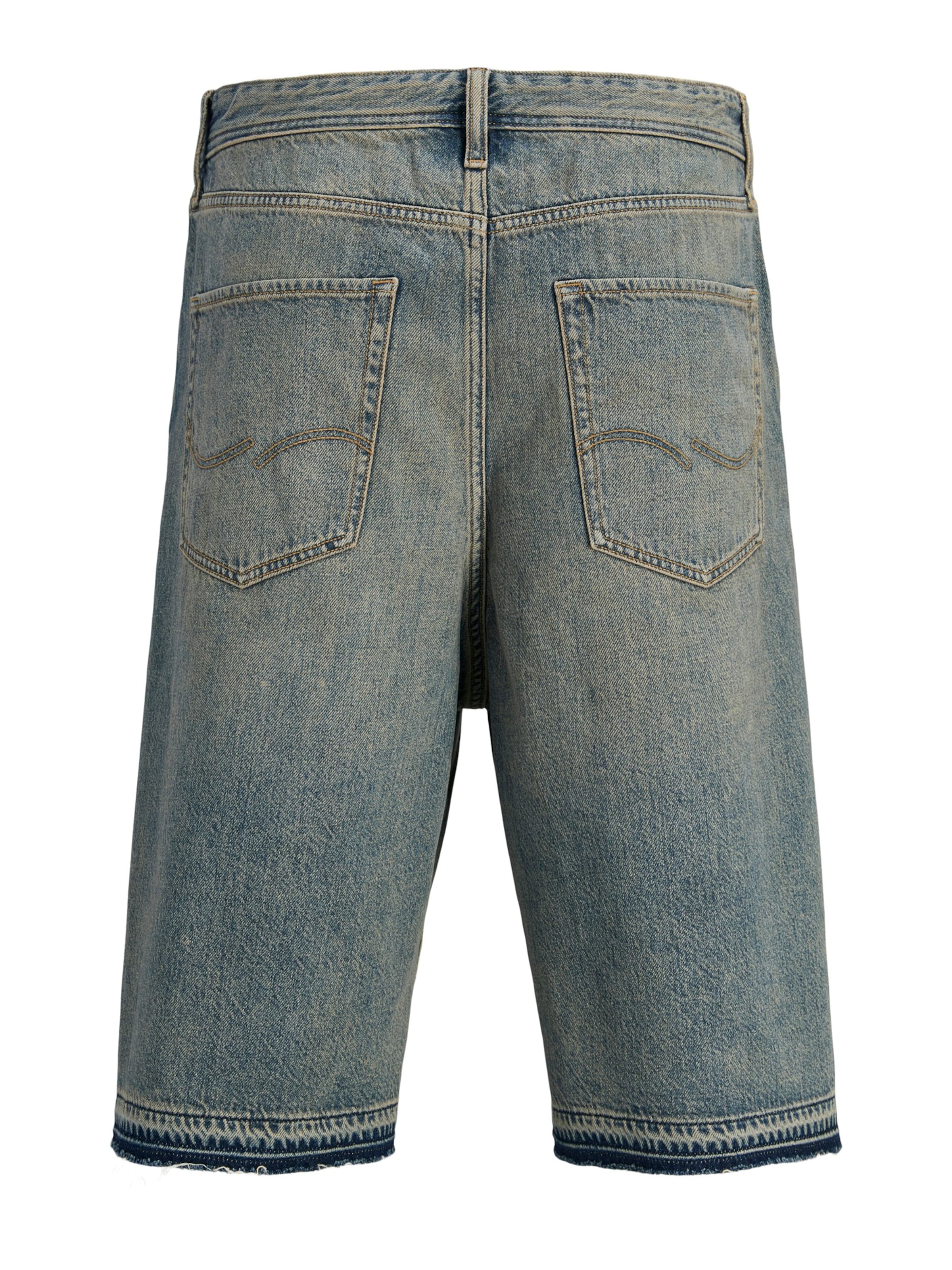 JACK & JONES Luźne Jeansy 'JJIRON JJORIGINAL' w kolorze niebieski