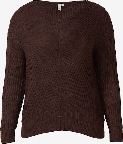 QS Strickpullover in braun, Produktansicht
