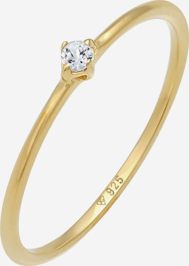 ELLI PREMIUM Ring i guld / transparent, Produktvy