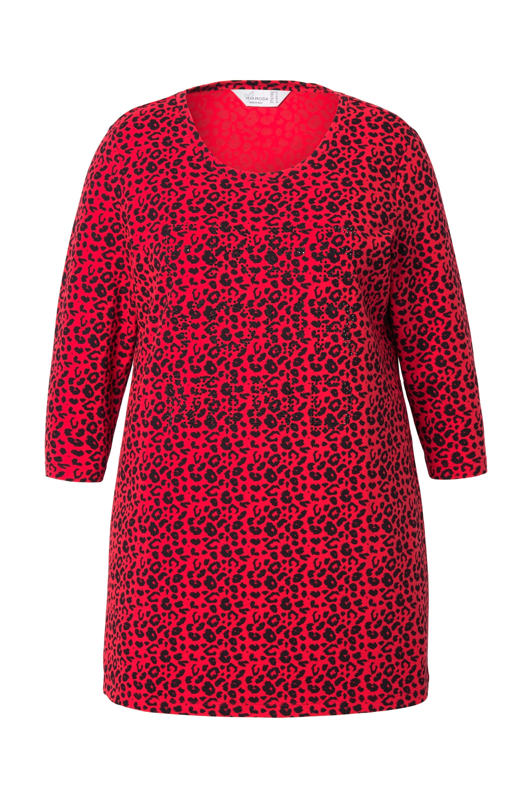 MIAMODA Shirt in Rood: voorkant