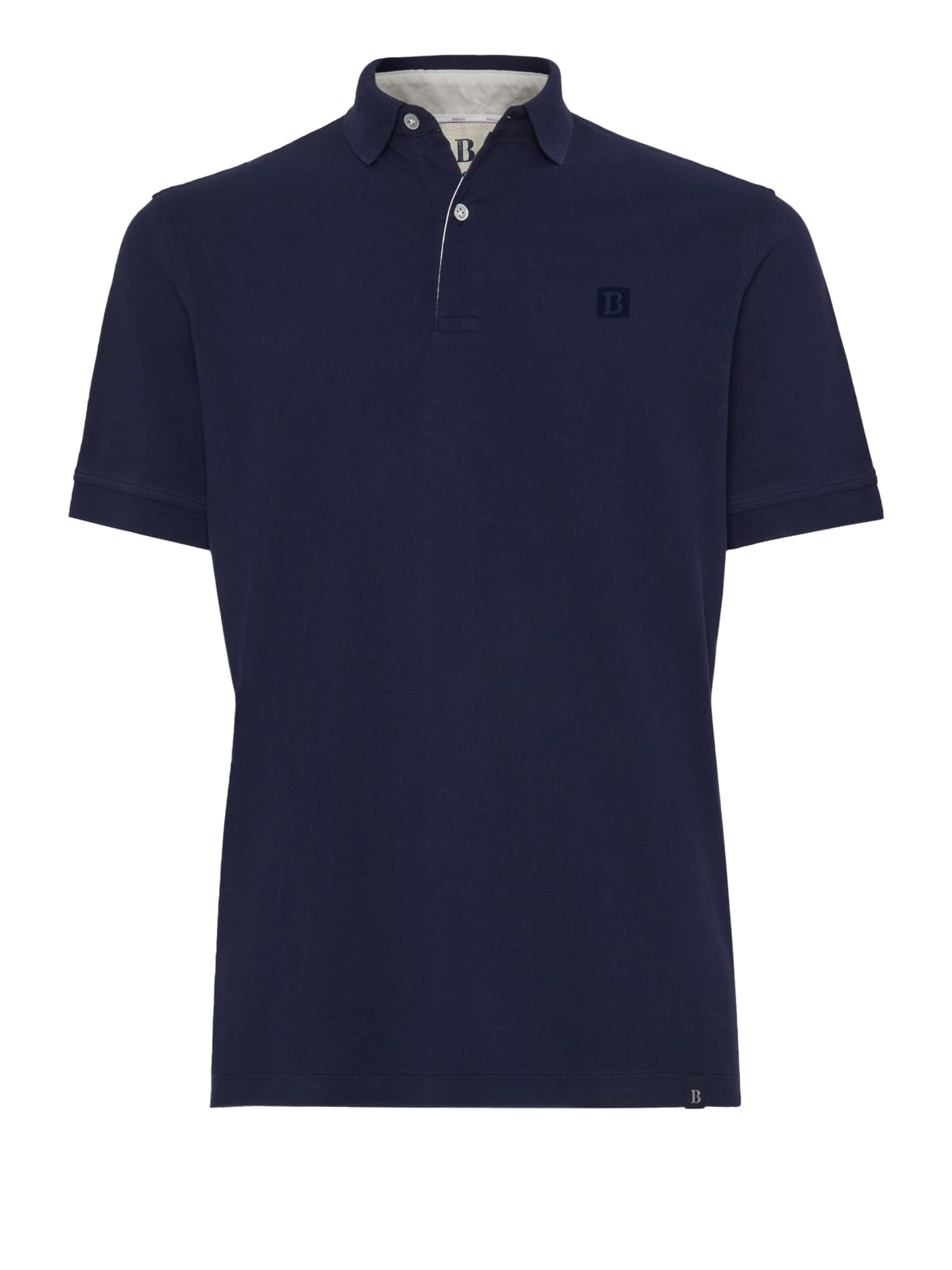 Tricou de la Boggi Milano pe albastru: față