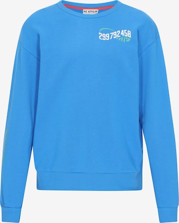 Felpa 'Back To School' di Mo ATHLSR in blu: frontale
