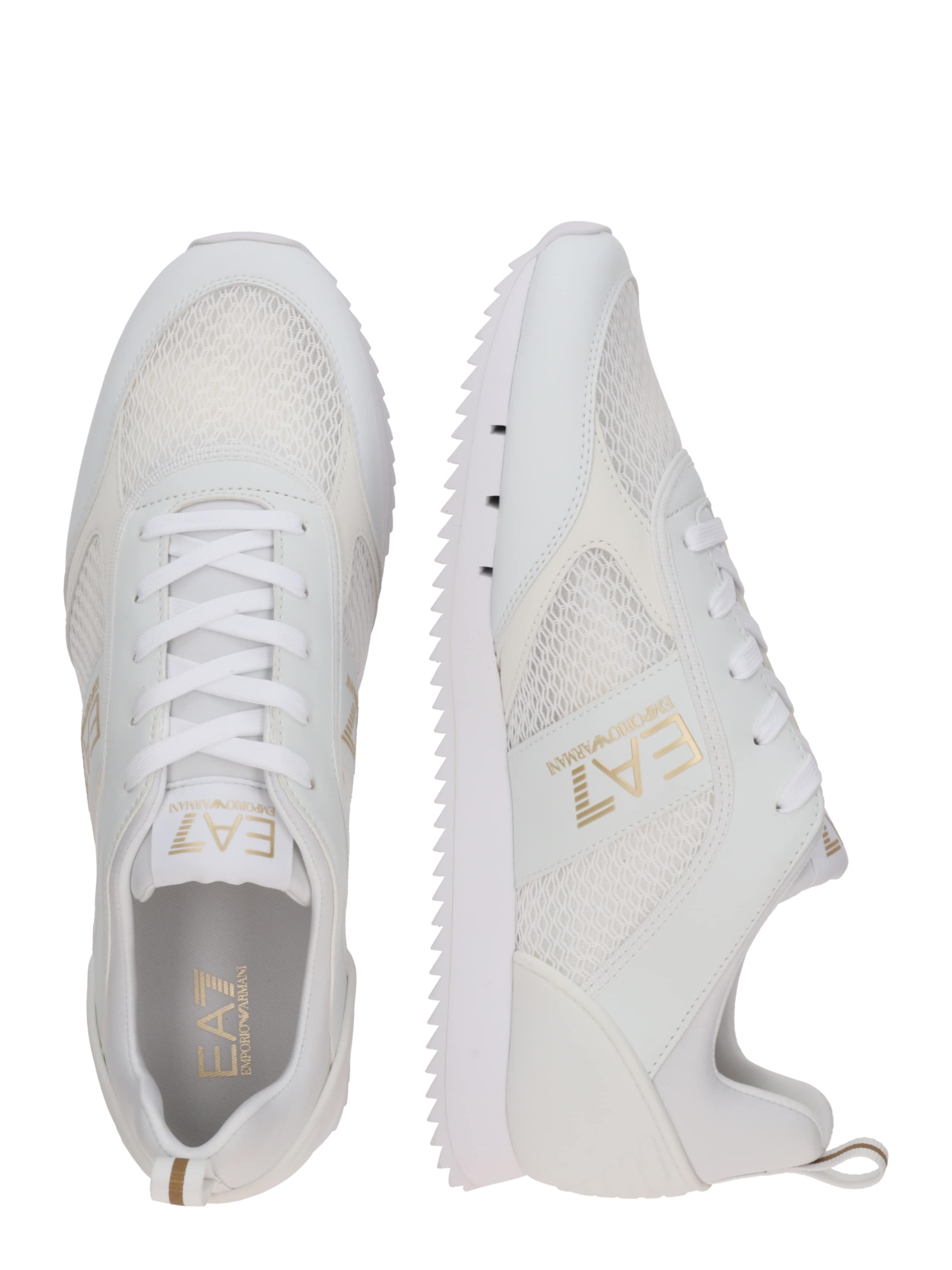 EA7 Emporio Armani Sneaker 'BLACK WHITE' in Weiß