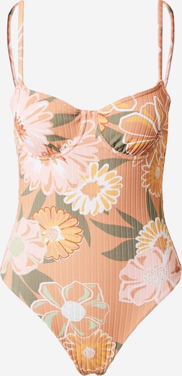 ROXY Swimsuit 'LOVE THE MUSE ONE' in Light brown / Orange / Pink / White, Item view