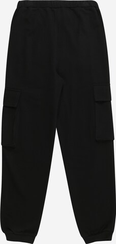 s.Oliver - Tapered Calças em preto