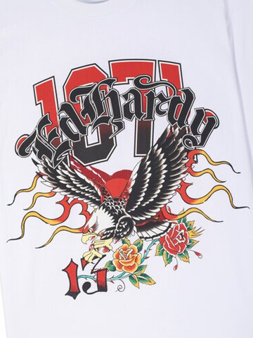 Ed Hardy Тениска '1971 Tattoo Eagle' в бяло