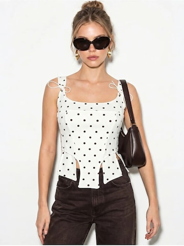 Bianco Lucci - Top em branco: frente