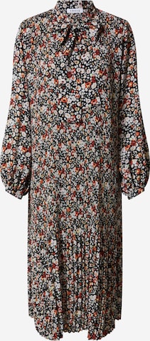 EDITED Платье-рубашка 'Finnja' в Черный: спереди