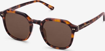 Kapten & Son Sunglasses 'Lisbon Tortoise Brown' in Brown: front