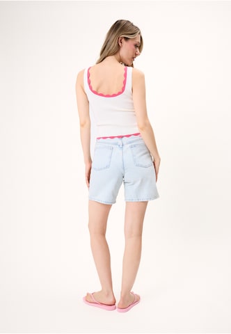OH APRIL Knitted top 'Anele' in White