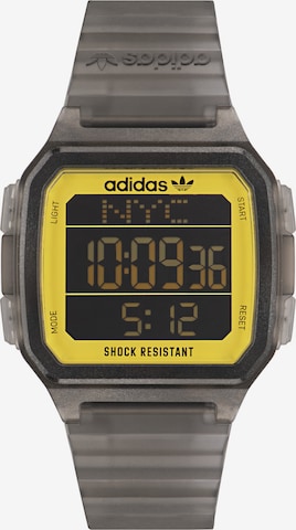 ADIDAS ORIGINALS Digital Watch in Grey: front