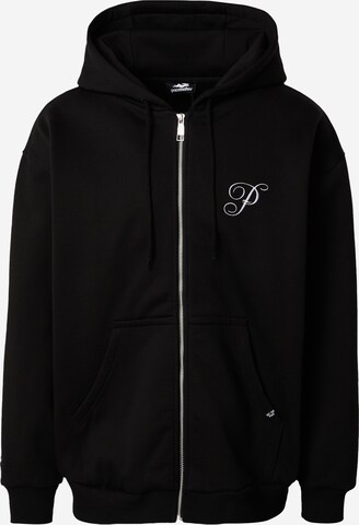 Pacemaker Sweat jacket 'Malik' in Black: front