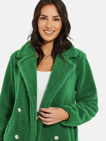 Threadbare Between-Seasons Coat 'Kermie' in Green