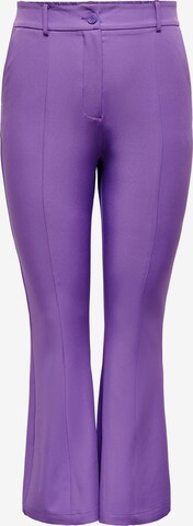 évasé Pantalon 'THEA' ONLY Carmakoma en violet : devant