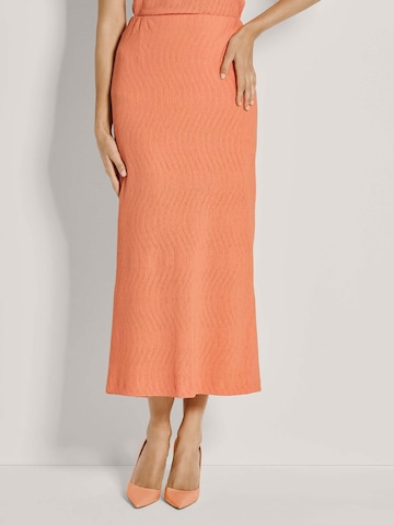 Jupe MADELEINE en orange : devant