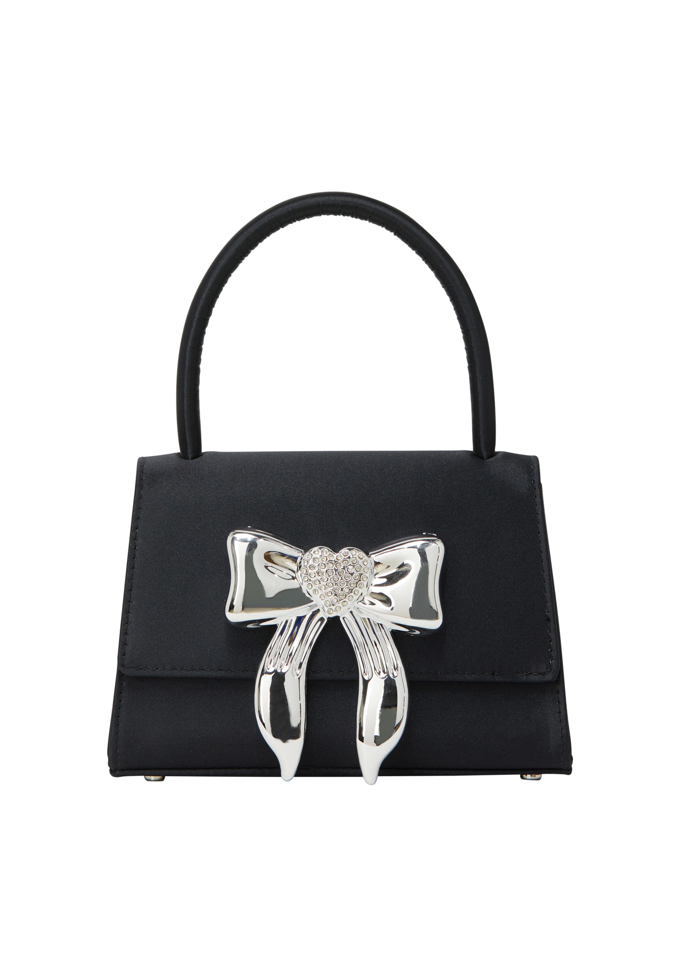 faina Handväska i svart / silver, Produktvy