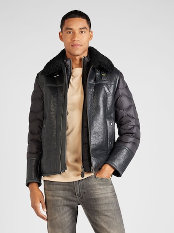 Blauer.USA Winter Jacket in Black: front