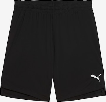 Pantaloni sport 'Teamjaws Starter' de la PUMA pe negru: față