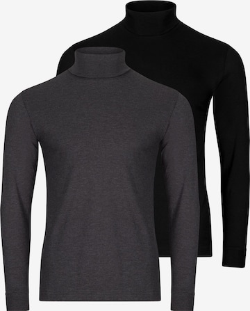 Ragman Shirt 'Basic' in Grey: front